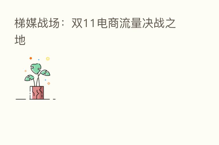 梯媒战场：双11电商流量决战之地