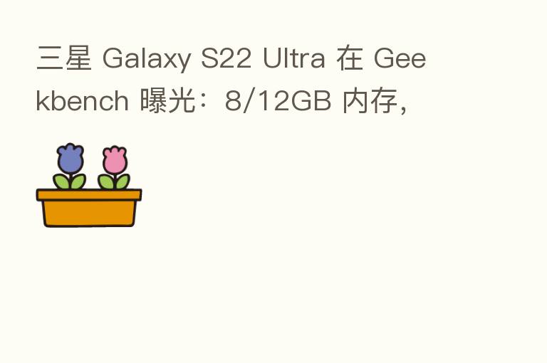 三星 Galaxy S22 Ultra 在 Geekbench 曝光：8/12GB 内存，