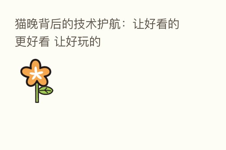 猫晚背后的技术护航：让好看的更好看 让好玩的