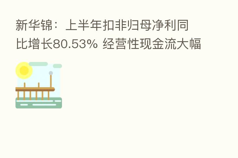 新华锦:上半年扣非归母净利同比增长80.53% 经营性现金流大幅改善