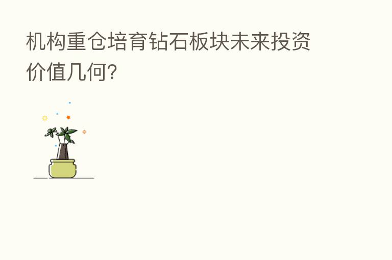 机构重仓培育钻石板块未来投资价值几何？