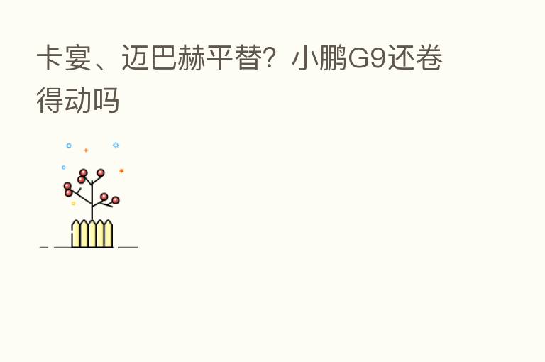 卡宴、迈巴赫平替?小鹏G9还卷得动吗