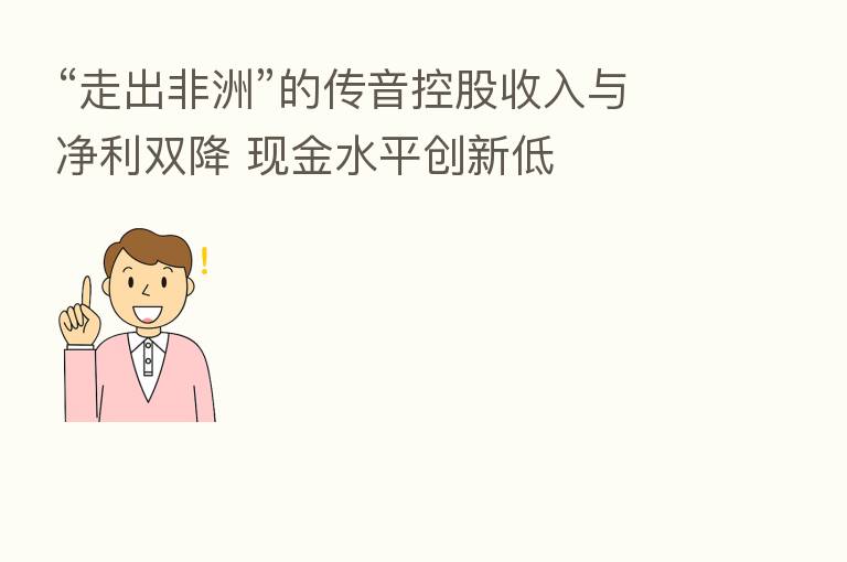 “走出非洲”的传音控股收入与净利双降 现金水平创新低