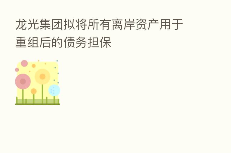 龙光集团拟将所有离岸资产用于重组后的债务担保