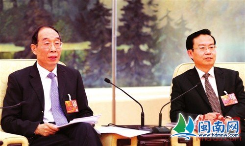 福建代表团开放日 尤权:欢迎来福建呼吸新鲜空气