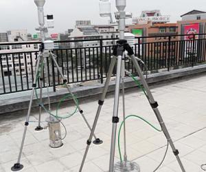 厦门市PM2.5监测   一天 海沧区逼近国家标准的红线