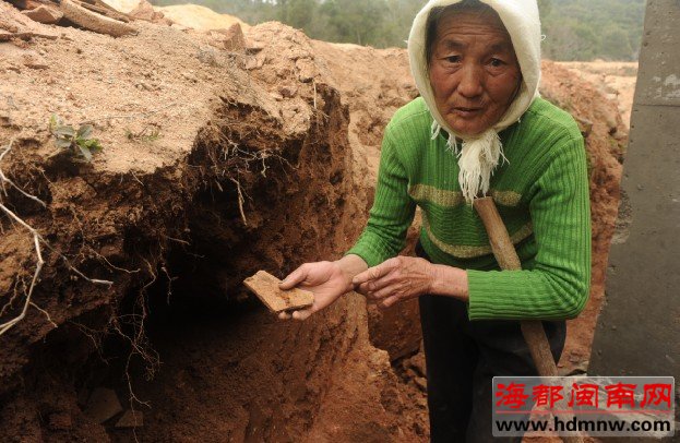 千枚，千年，宋朝古币，发现于惠安坝下村一在建地